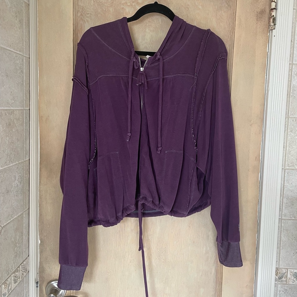 Purple Free People Hoodie